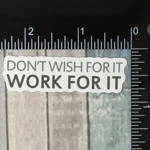 🌀10/$10🌀 Inspirational Black & White Reusable Waterproof Vinyl Sticker Decal